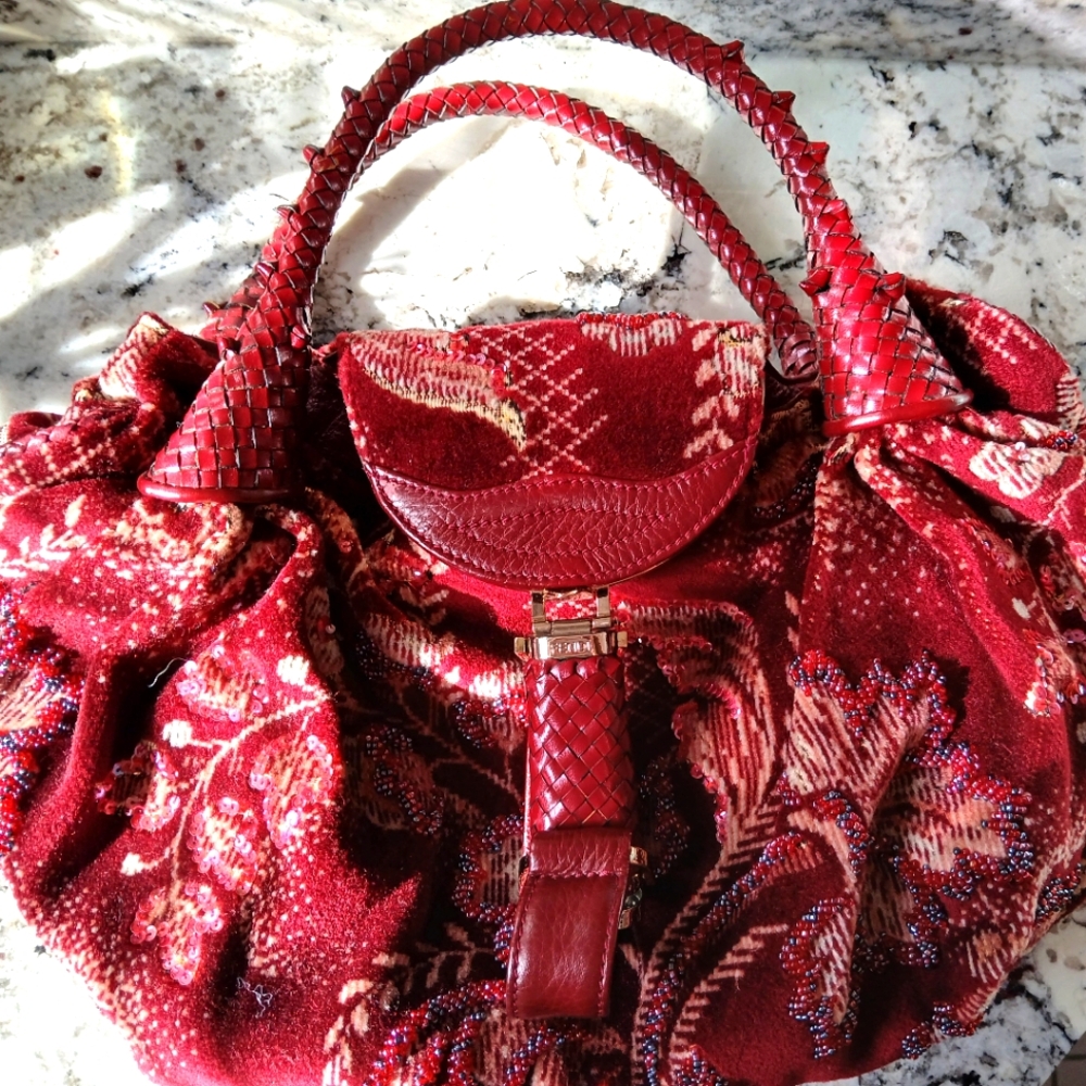 #FENDI Spy  #Never Worn # PerrfectCondition # #Italian embroidered #couture O/p$
